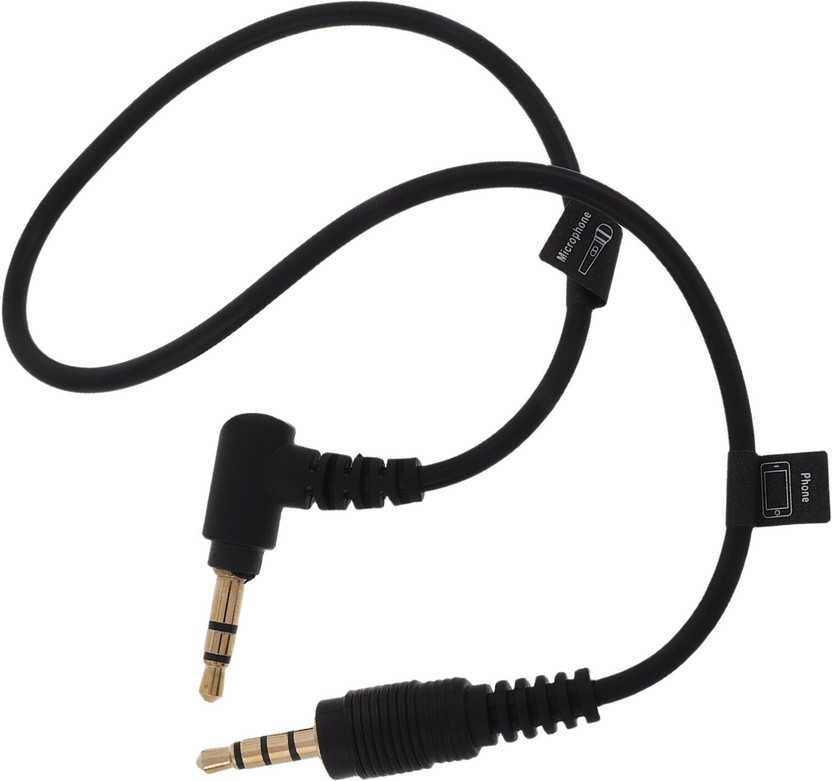 TECHGEAR TECHGEAR AUX Cable 0.1 m Headset Adapter Cable Trrs To Trs Headset Adapter Cable For Headphones Computers Dslr Cameras 3.5mm Phones(Compatible with Headphones, Computers, Cameras, Black, 3.5mm Jack To 3.5mm Jack) - Flipkart Deal
