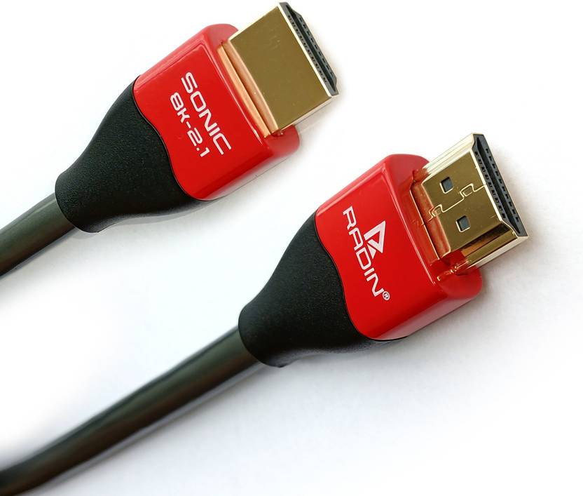Radin hdmi cable 2 m sonic 8k certified hdmi 2 1 2meter 4k 120hz