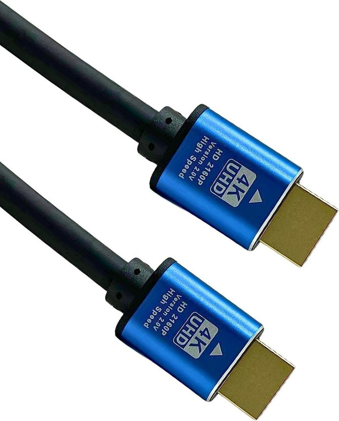 Hybite HDMI Cable 5 m 4K High Speed Ultra HD HDMI 2.0 Cable ,4K @ 60Hz, Ultra HD, 2K, 1080P,2160P(Compatible with HD LED TV, Laptop, Monitor, Computer, Xbox 360,PS5 PS4, Black, HDMI To HDMI)