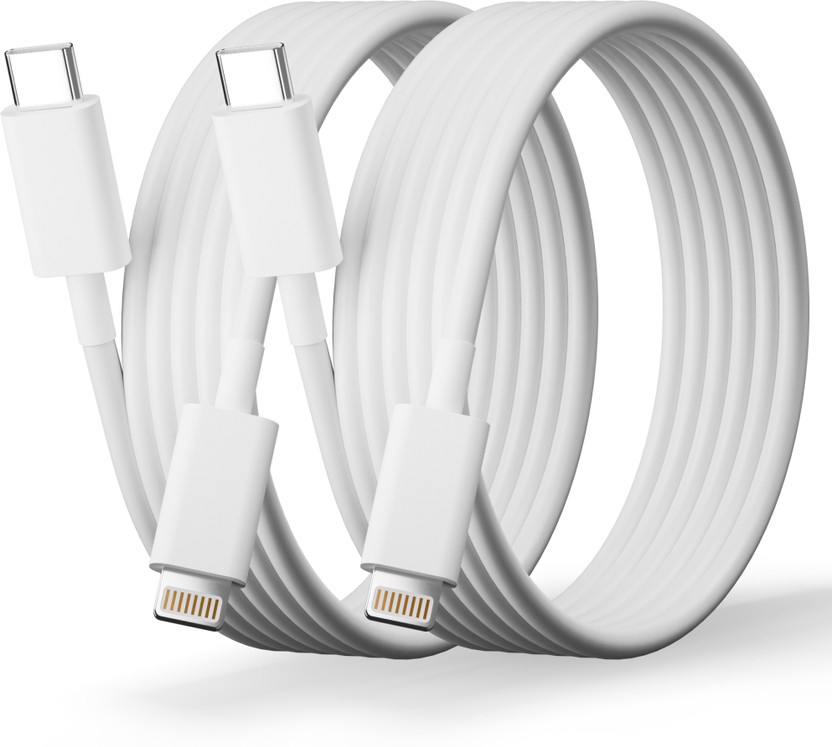 Ailkin USB Type C Cable 3 A 1 m Type C to Lightning cable for iPhone 14/13/12/11/XS/XR/X/SE(Compatible with iPhone 14/13/12/11 series, iPhone XS/XR/X/SE models, White, One Cable, USB Type C To Lightning)