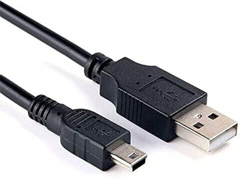 Darahs Micro USB Cable 2 A 1.5 m Plastic, Rubber IFC-400PCU(Compatible with Digital camera Rebel, Canon Camera Camcorders, Eos, Dslr Cameras, Camcorders, Black, One Cable, Mini-USB To 3-in-1 Cable)