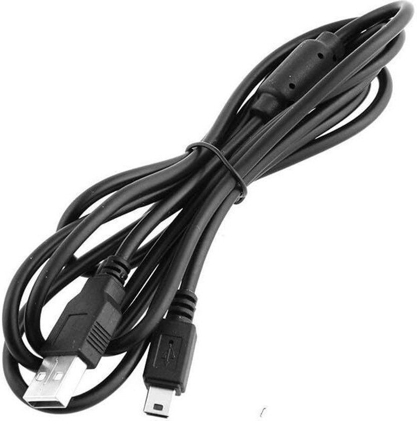 FOX MICRO Micro USB Cable 1.5 m for Canon PowerShot/Rebel/EOS/DSLR/ELPH,Sony/Nikon UC-E4 Cameras/Camcorders IFC-400PCU Interface Charge Replacement Computer Cable(Compatible with Canon PowerShot ELPH 100, PowerShot SX 1 IS 10 IS 100, Black, One Cable, MicroUSB To Lightning)