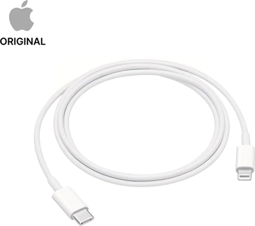 Apple Lightning Cable 2 m MW2R3ZM/A(Compatible with Mobile, Tablet, White)
