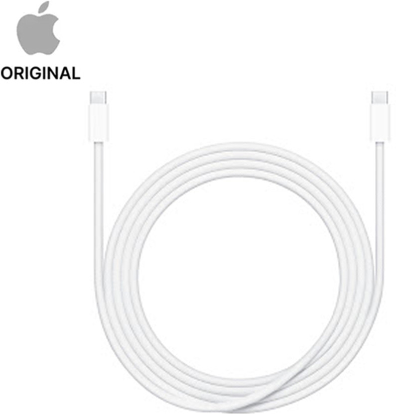 Apple USB Type C Cable 2 m MYQT3ZM/A(Compatible with Mobile, Tablet, White)