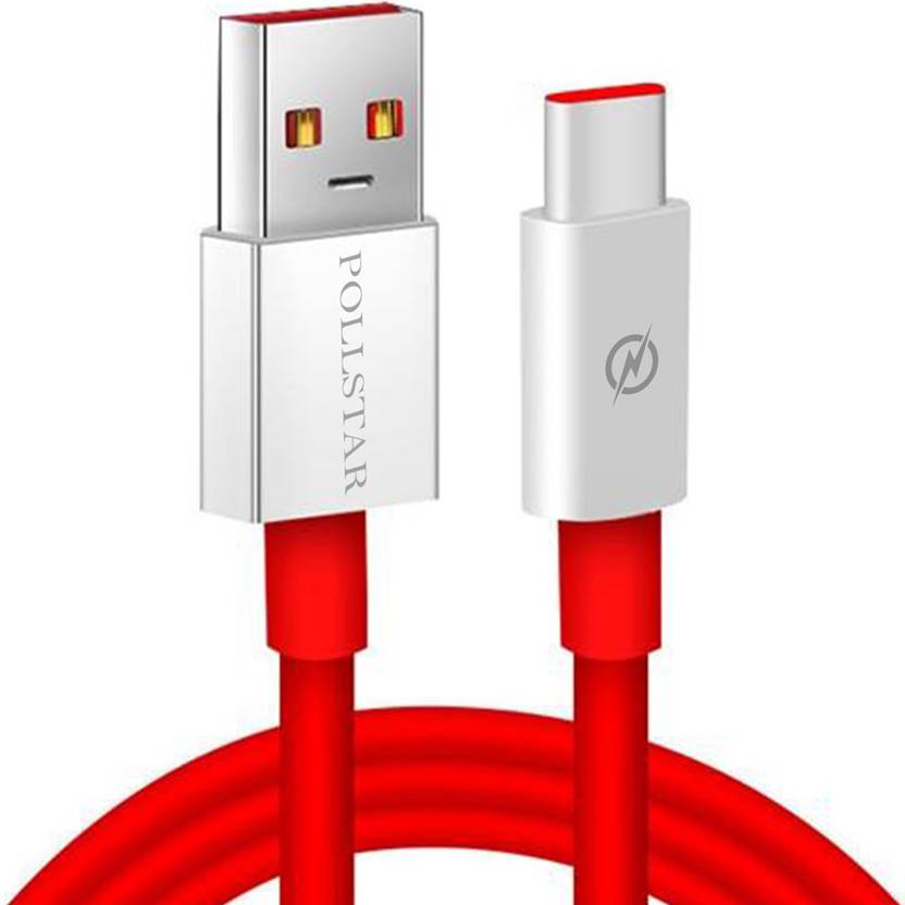 POLLSTAR USB Type C Cable 1 m 65W Warp Vooc Dash Dart Supervooc