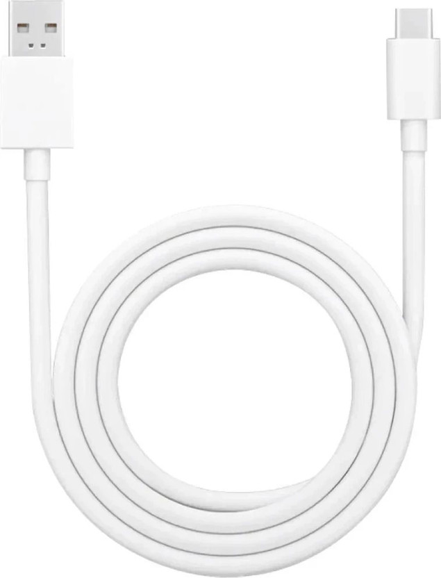 Oppo OPPO USB Type C Cable 8 A 1 m Supports 45W fast charging|Durable TPE material|OPPO Official Authentic Product SUPERVOOC USB-A TO TYPE-C(Compatible with 80W/45W/33W/15W SUPERVOOC Power Adapter, White, One Cable, USB Type A To USB Type C) - Flipkart Deal