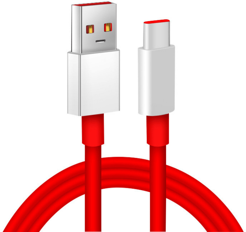 RoarX USB Type C Cable 6.5 A 1 m TPE 65W DART/WARP/VOOC/DASH/SUPERVOOC/SUPERDART TYPE C USB C CABLE(Compatible with OPPO/REALME/ONEPLUS::VOOC/DASH/WARP/DART/SUPERVOOC, Red, One Cable, USB Type C To USB Type C)