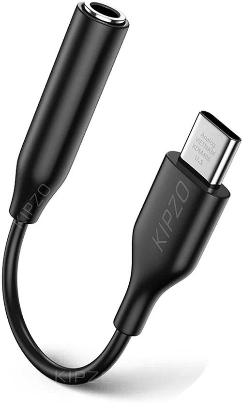 KIPZO USB Type C Cable 0.2 m Type C to 3.5 mm Audio Jack Connector