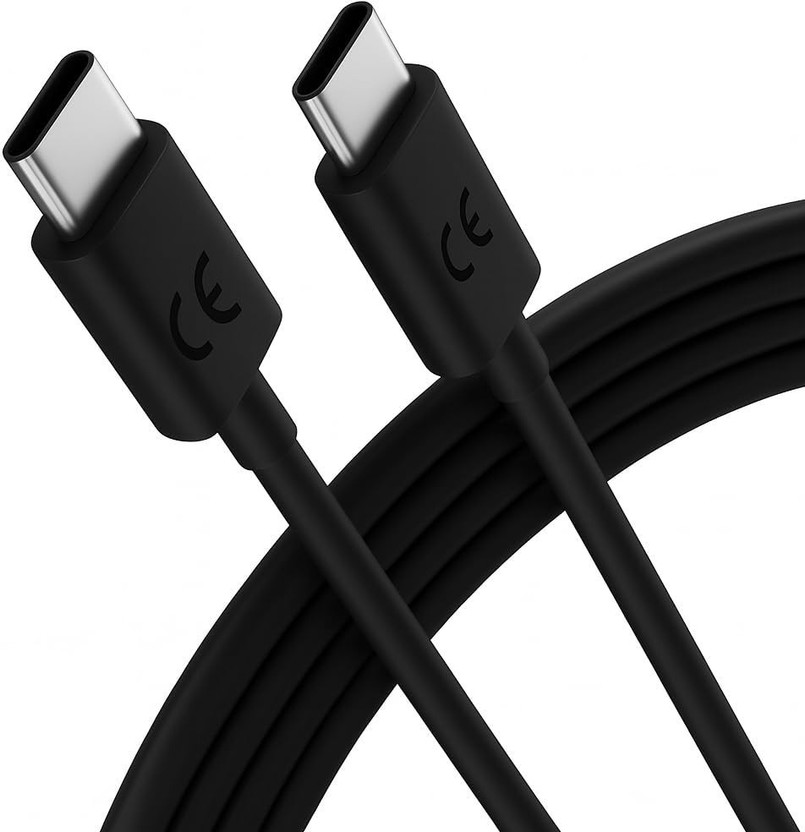 Umake USB Type C Cable 1 m 68W C to C Fast Charging Cable for Motorola – Black(Compatible with Motorola Edge 50 Pro, Motorola Edge 40, Motorola Edge 40 Neo, Black)