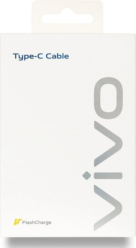 vivo USB Type C Cable 0.97 m USB TYPE C CABEL FAST CHARGING(Compatible with T1, T2, V25, Y30, White, One Cable, USB Type A To USB Type C)