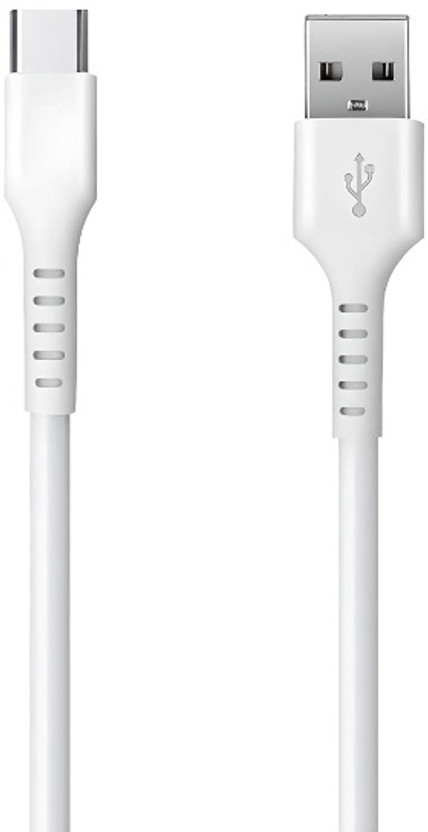 River River USB Type C Cable 2.4 A 1 m Durable 25W Turbo Type C Charger Cord(Compatible with Mobile, White, One Cable, USB Type A To USB Type C) - Flipkart Deal