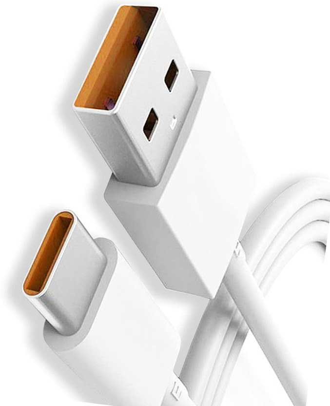 ULTRARAPID USB Type C Cable 6.5 A 1.01 m USB Type C VOOC CHARGING(Compatible with Compatible with OPPO/REALME/ONEPLUS, VOOC/DASH/WARP/DART/SUPERVOOC, White, One Cable, USB Type A To USB Type C)