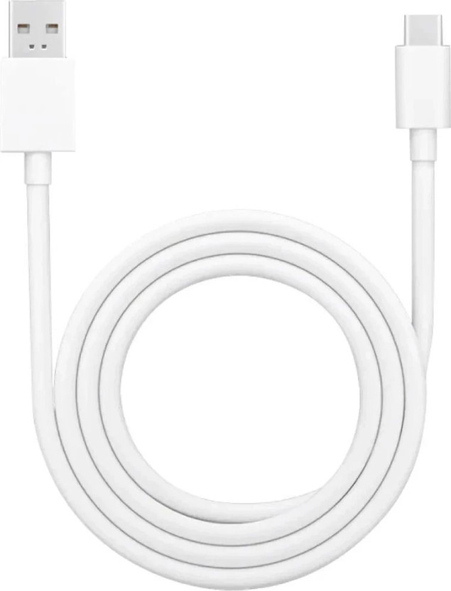 Oppo OPPO USB Type C Cable 8 A 1 m Supports 45W fast charging|Durable TPE material|OPPO Official Authentic Product SUPERVOOC USB-A TO TYPE-C DATA/ CHARGING Cable(Compatible with 80W/45W/33W/15W SUPERVOOC Power Adapter, White, One Cable, USB Type A To USB Type C) - Flipkart Deal