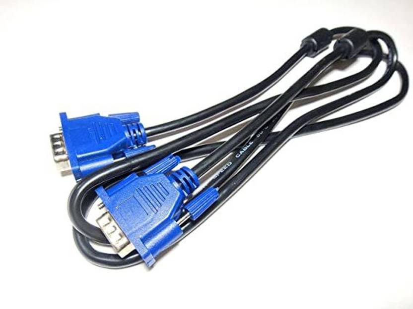 samest VGA Cable 1.5 m 15 Pin Male to Male VGA Cable for PC, Laptop