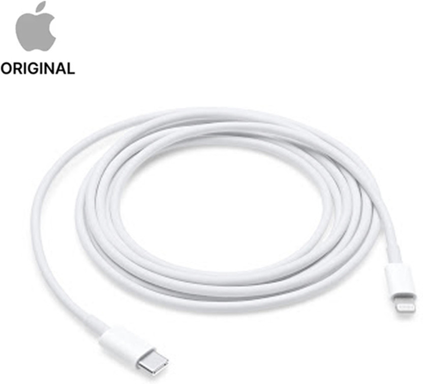 Apple Lightning Cable 2 m MW2R3ZM/A(Compatible with Mobile, Tablet, White)