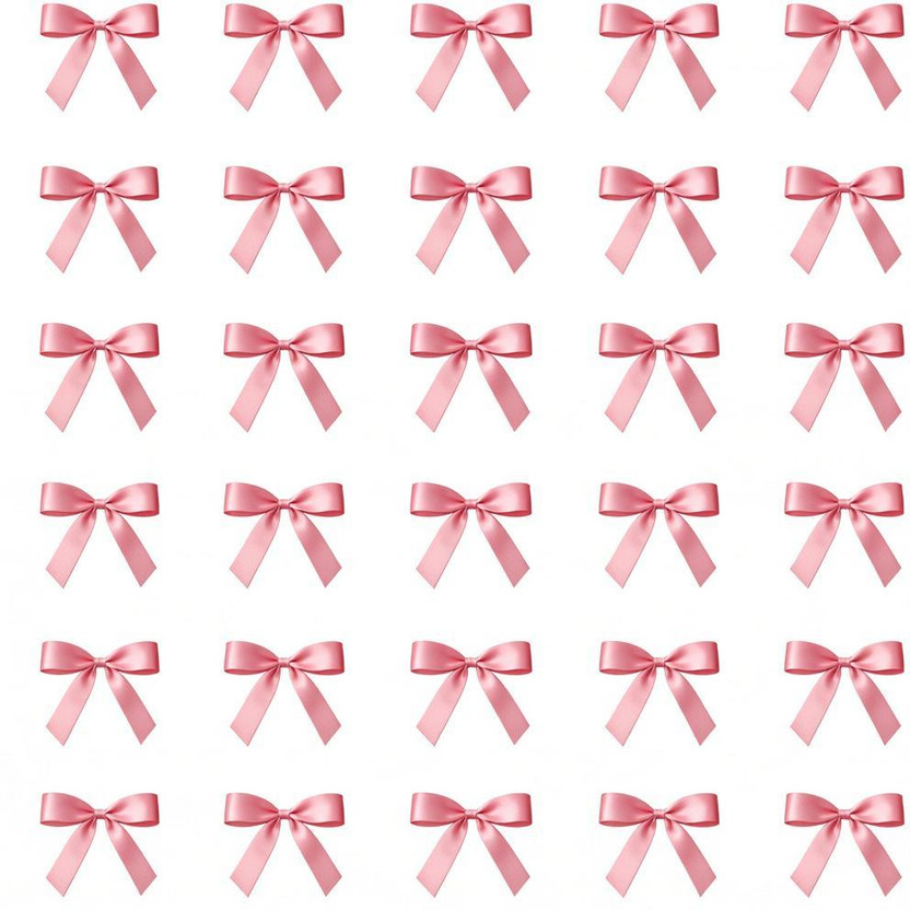 mahekcreation mahekcreation Light Pink Bow For Celebration, BIRTHDAY, VALENTINE, ANNIVARSERY, BABY SHOWER (PACK OF 25) - Flipkart Deal
