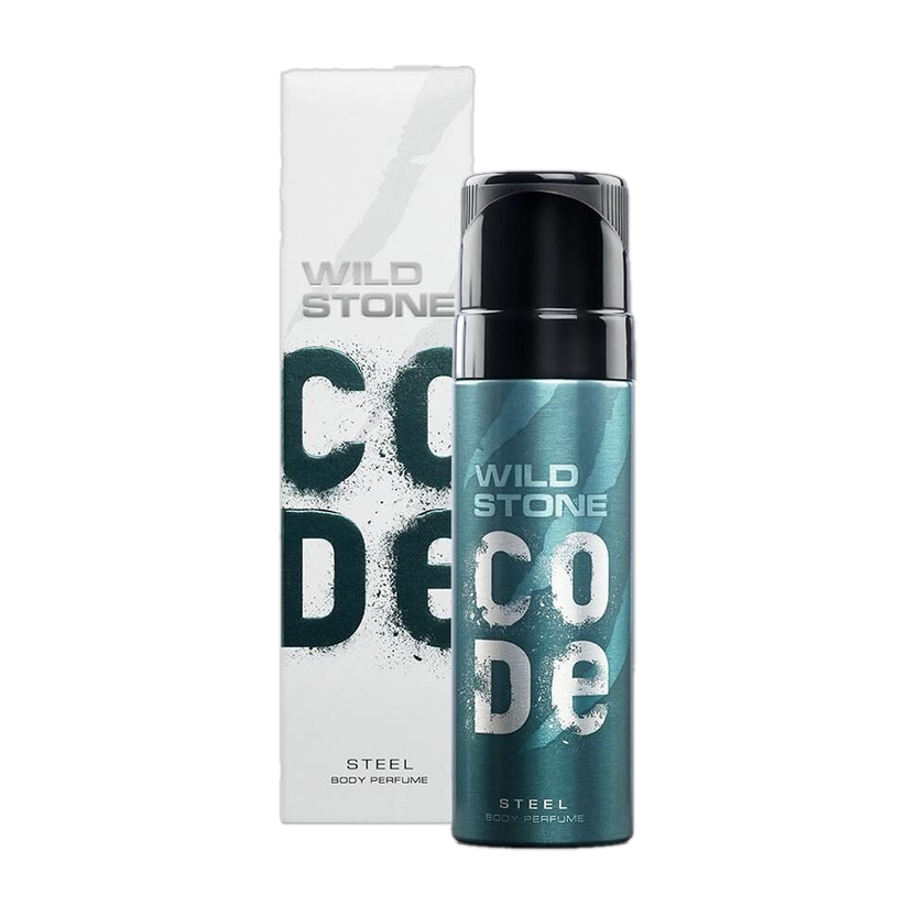 Wild Stone CODE Steel II Long Lasting no Gas Perfume Body Spray  -  For Men(150 ml)