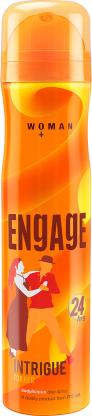 Engage Intrigue for Her, Sweet and Sophisticated, Skin Friendly, 150ml Deodorant Spray  -  For Women(150 ml)