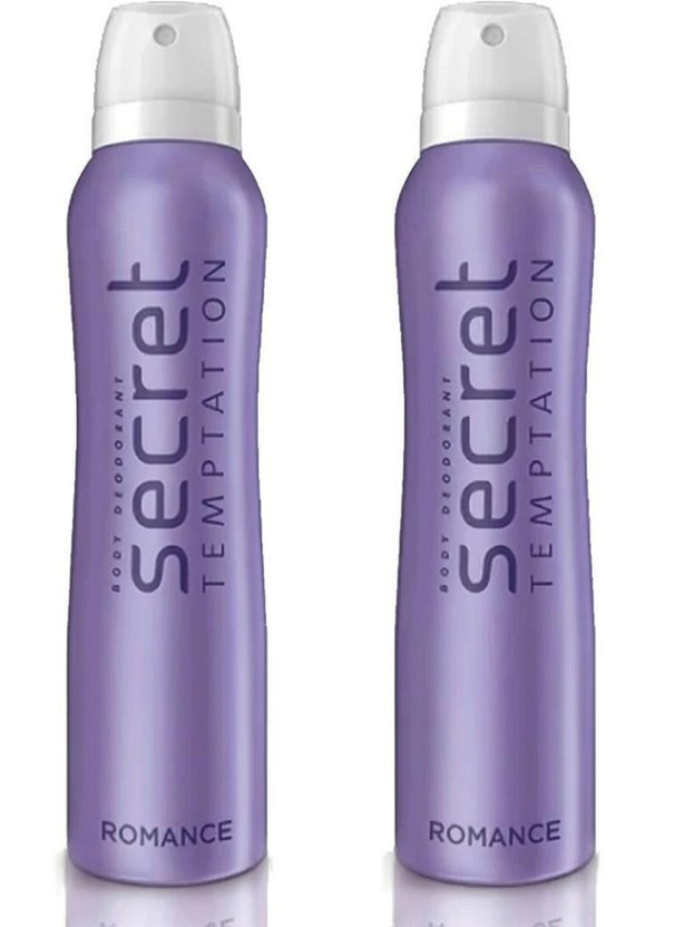 Secret Temptation Romance (225 ml each) Deodorant Spray  -  For Women(450 ml, Pack of 2)