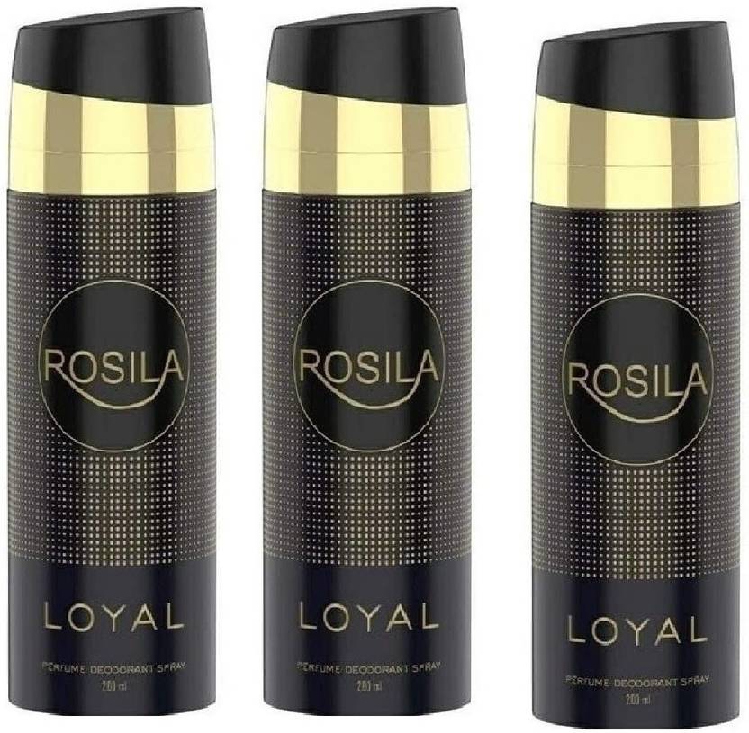 Rosila Herbal Herbal Loyal Deodorant Each 200ml pack.3 Deodorant Spray