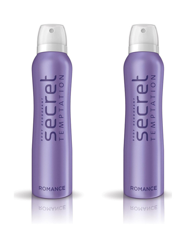 Secret Temptation Romance Pack of 2 Deodorant Spray  -  For Women(300 ml, Pack of 2)