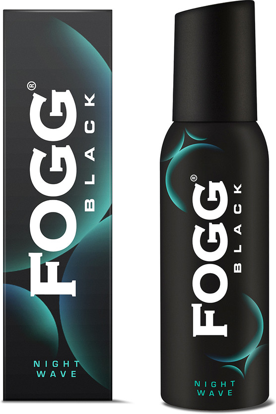 FOGG Black Night Wave With Long Lasting Perfume Body Spray  -  For Men(120 ml)