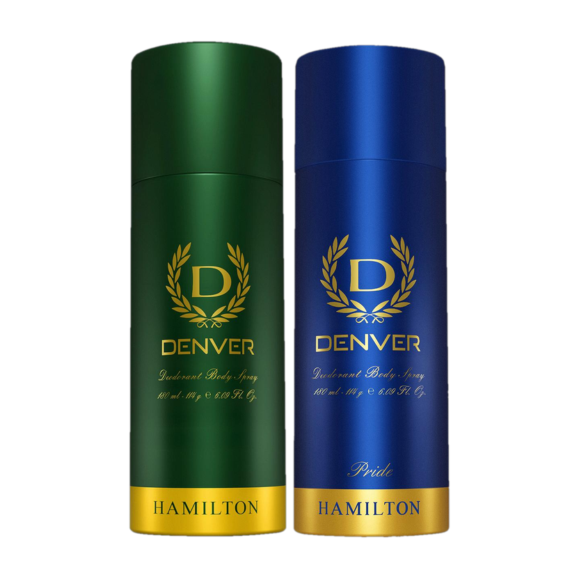 DENVER Hamilton & Pride Combo Body Spray  -  For Men(360 ml, Pack of 2)