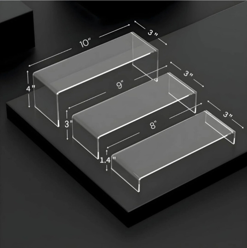 PAVITRAZ PAVITRAZ 1 Compartments Acrylic Display Riser(Clear) - Flipkart Deal