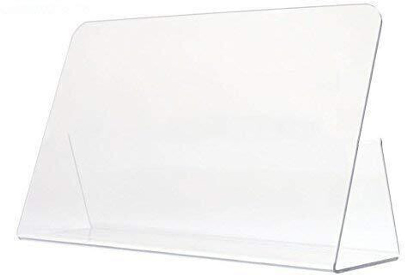 PREMSONS 1 Compartments Acrylic Cookbook/Recipe Book Holder | Durable and Stylish Kitchen Stand(Transparent)