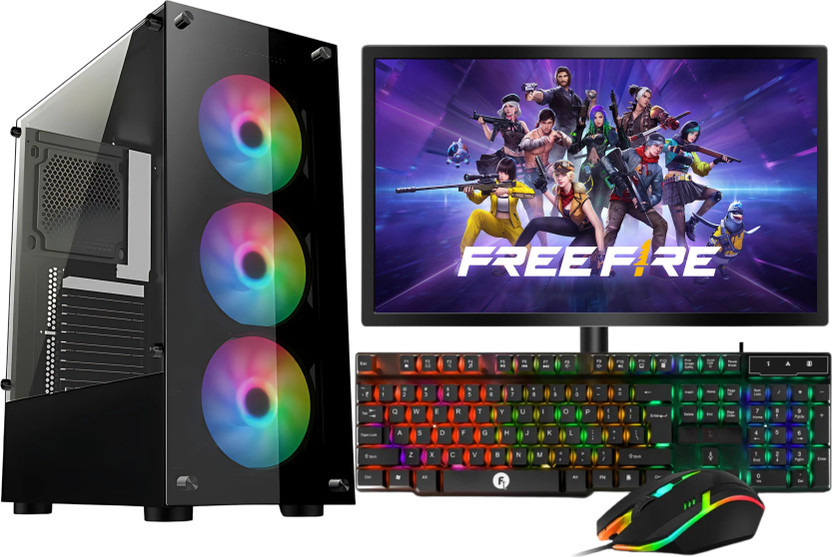 LAKHOTIA Gaming Pc Full setup Core i7 (16 GB / 512 GB / Windows 11) Assembled Desktop Computer(19 inch Display)