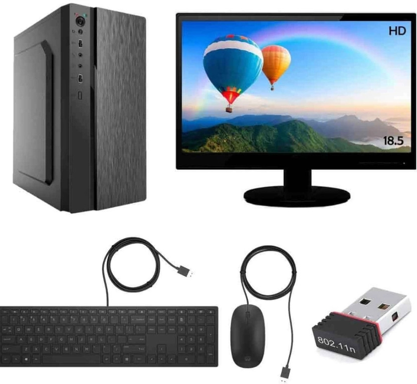GAMING PC SHARMA INFOSYS Intel Core i5 (8 GB / 1 TB / Windows 11) Assembled Desktop Computer(18.5 cm Display)