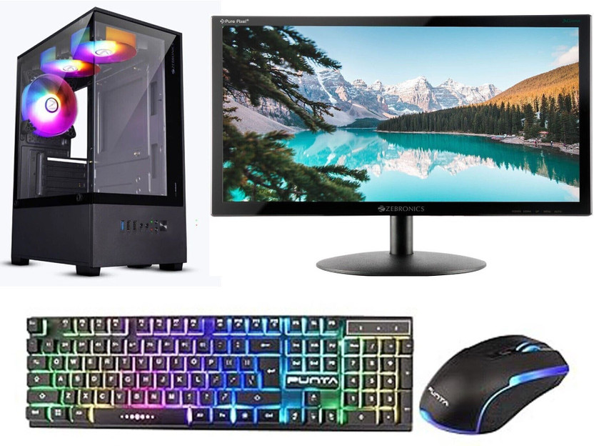 GMIT Intel Core i5 (8 GB / 256 GB / Windows 11) Assembled Desktop Computer(19 inch Display)