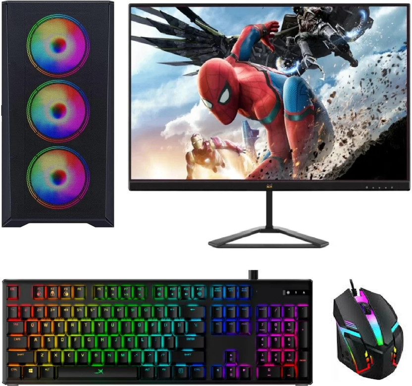 DZAB Core i7 (16 GB / 512 GB / Windows 11) Assembled Desktop Computer(20 inch Display)