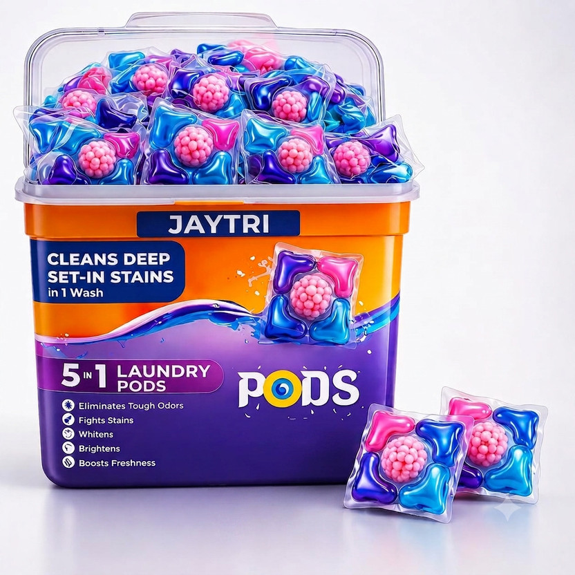 JAYTRI JAYTRI LAUNDARY PODS Regular Detergent Pod(10 Pods) - Flipkart Deal
