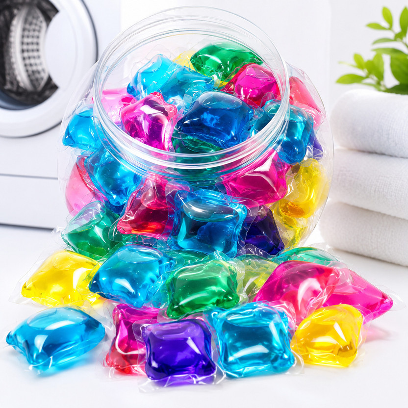 ashv ashv Laundry Detergent Gel Capsules – Portable Travel Pods for Washing (50 Pcs) Jasmine Detergent Pod(50 Pods) - Flipkart Deal
