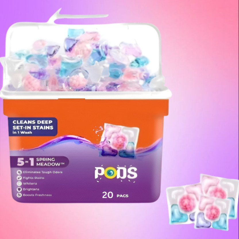 UDPRIME PODS-20 Everyday Laundry Cleaning Capsules None Detergent Pod(20 Pods)