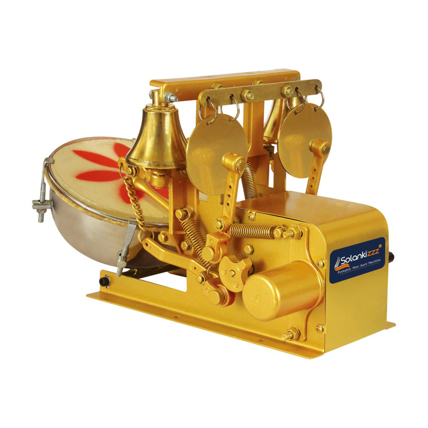 SOLANKIZZZ SOLANKIZZZ Fully Automatic Electric Aarti Machine Nagara for Home Temple Satsng & PoojaRoom Nut & Bolts Dholak(Gold) - Flipkart Deal