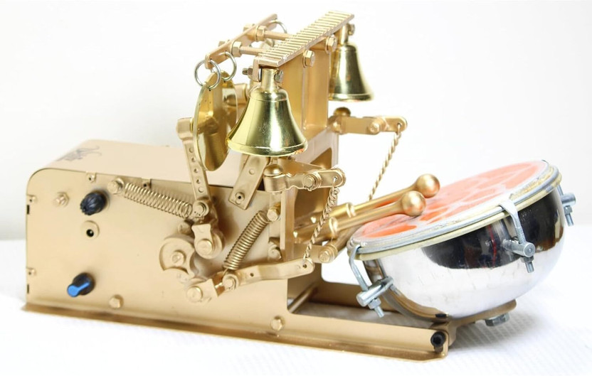 SHIV SHIV CRAFTS Mini Aarti Machine 5 Mantra Shankh Mayur Naad Electronic Chanting Box Nut & Bolts Dholak(Gold) - Flipkart Deal