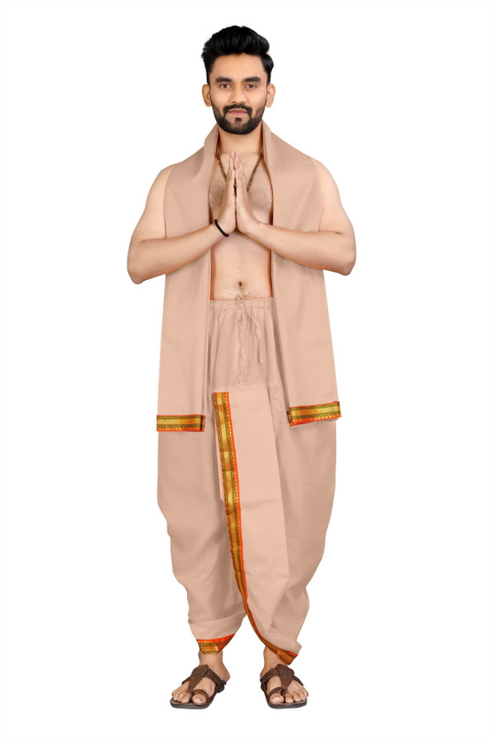 click n buy Solid Men Dhoti