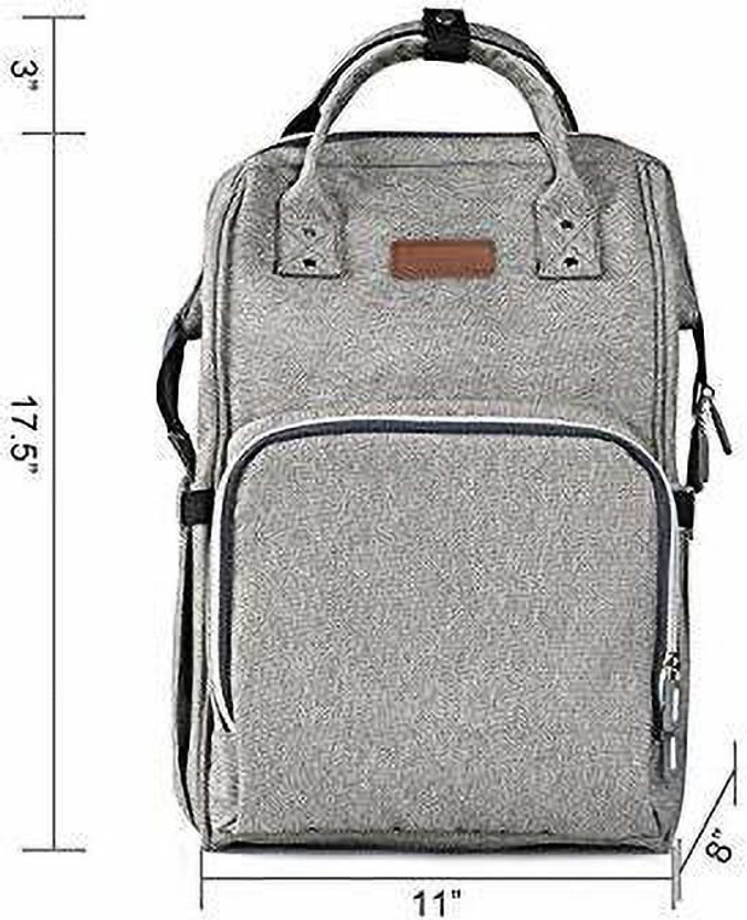 ocean count Durable Nursing Maternity Diaper Backpack Mother Baby Diaper Nappy Changing Bag Travel /bagpack bagpack(Grey)