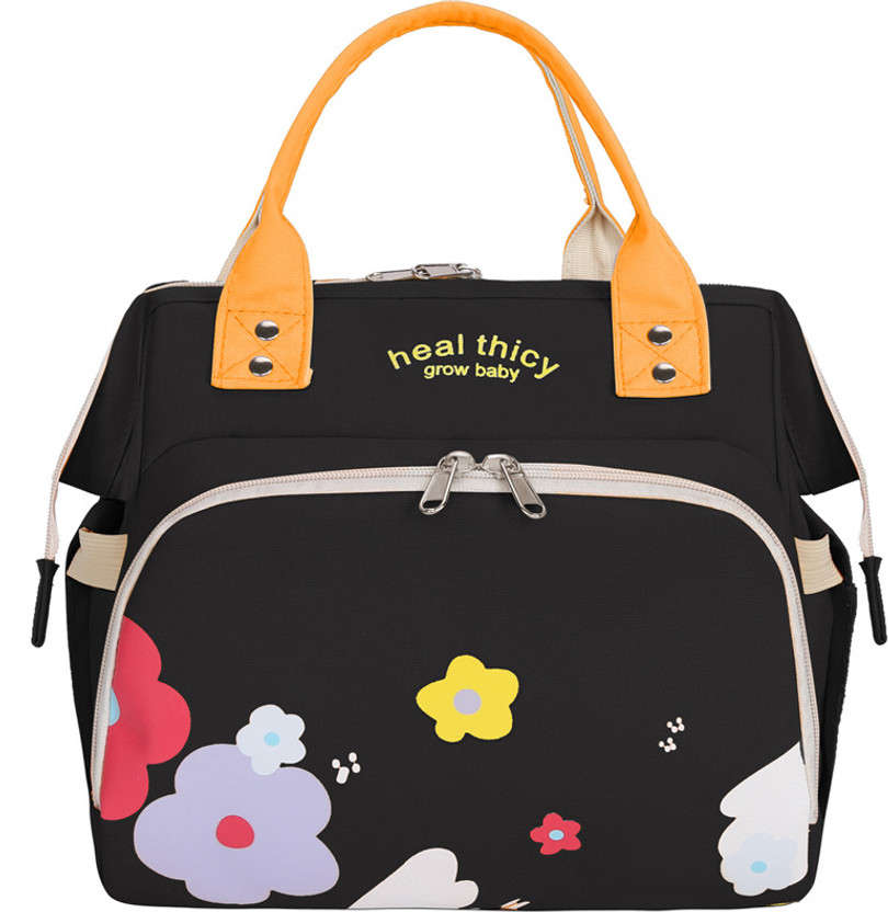 Little Little curious Small Baby Diaper Bag | Convertible Handbag Backpack Tote Sling Bag for Mother | Bag For New Born Baby I Travelling Bags for Mothers Carry(Black) - Flipkart Deal