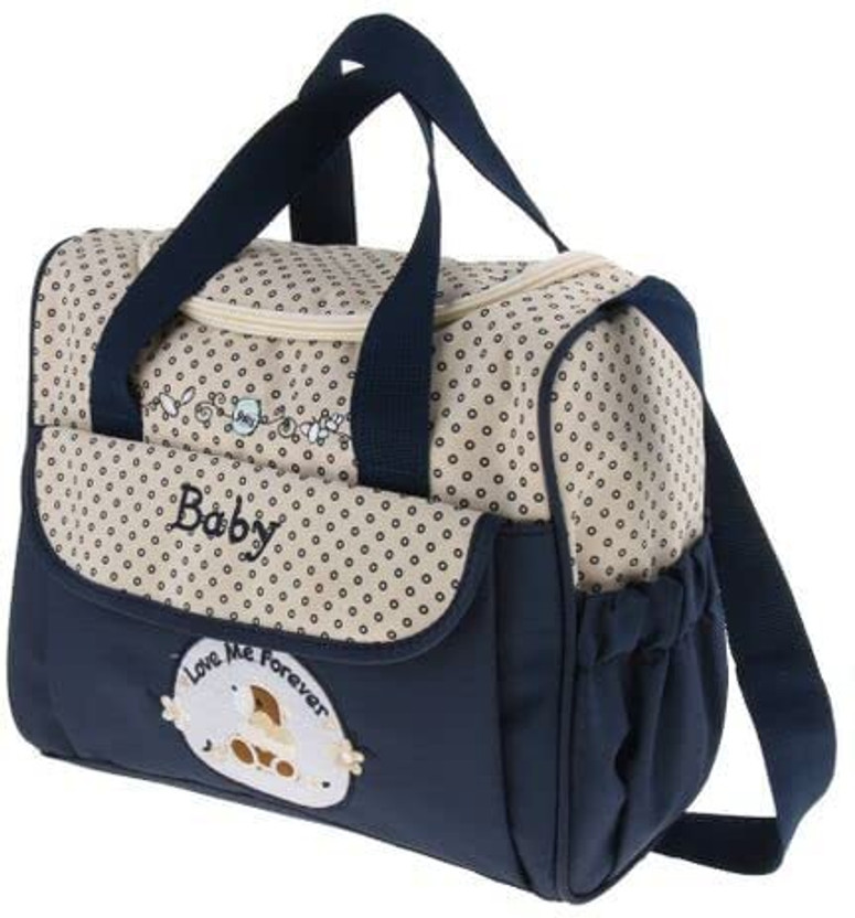 COFP Baby Diaper Handbag Baby Nursing Diaper Tote Bag Mother's Travel Waterproof Bag Baby Diaper Bag(Blue)