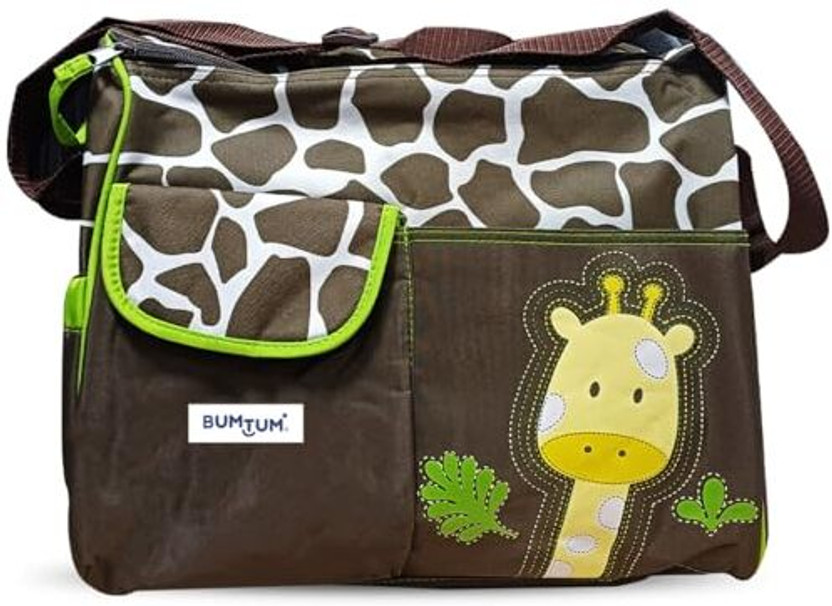 BUMTUM Baby DiaperBag For Mothers Waterproof Multiple Pocket Easily Organise Essentials Mothers Maternity Bags for Travel Diaper Backpack(Giraffe Yellow)