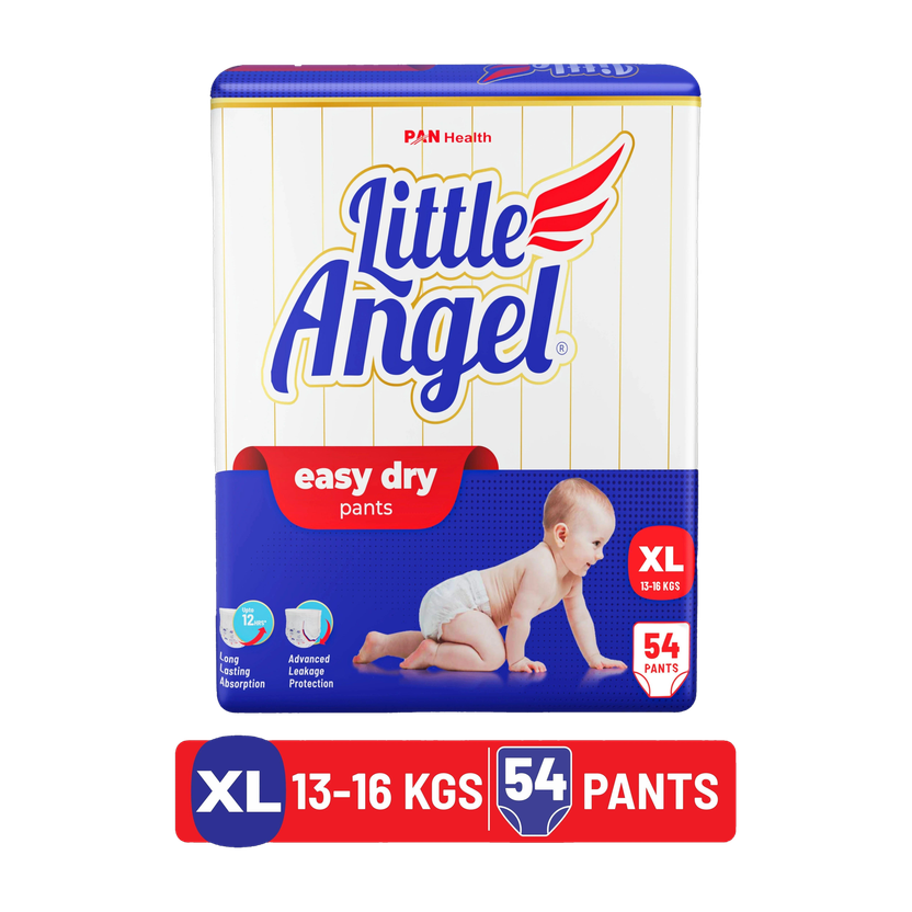 Little Angel Easy Dry Pant Diapers - XL(54 Pieces)