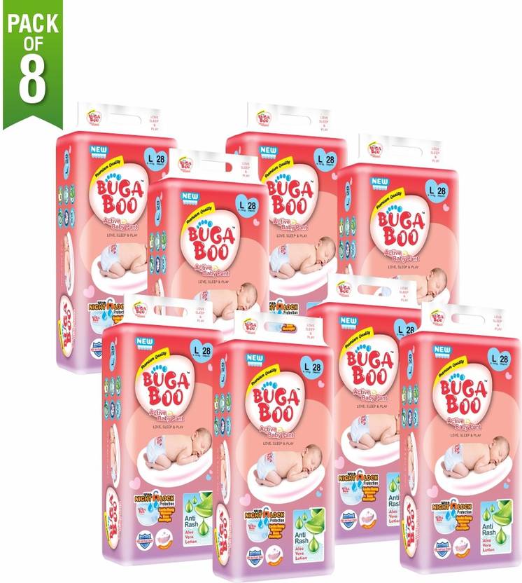 BUGA BOO Active Baby Pants Anti Rash with Aloe vera Lotion Baby