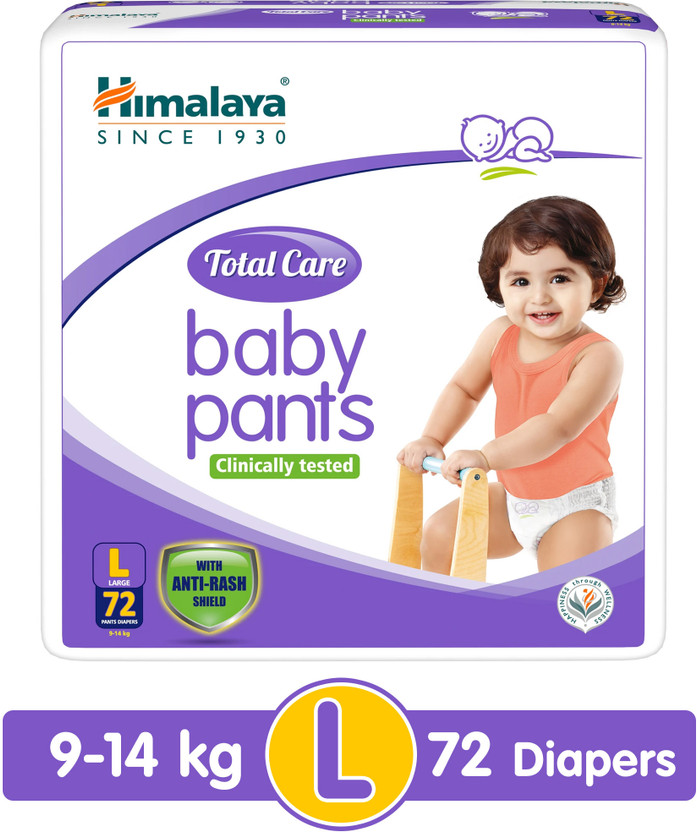 HIMALAYA Total Care Baby Pants - L(72 Pieces)