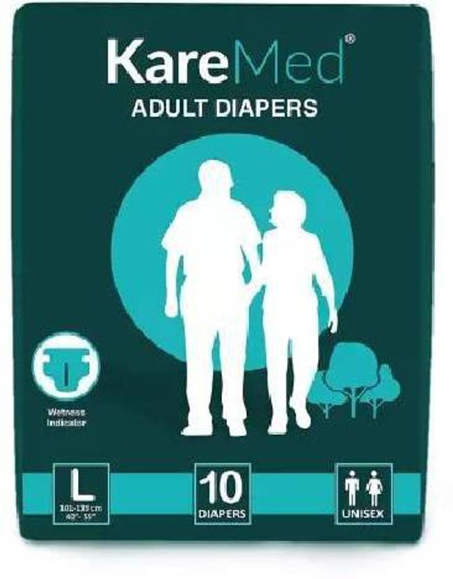 Kare Med ADULT DIAPER LSIZE(APCK OF 1) L Buy 10 Kare Med Tape