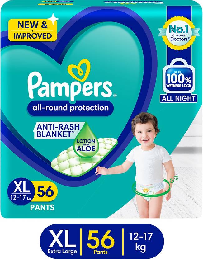 Pampers Diaper Pants XL Buy 56 Pampers Cotton Pant Diapers for