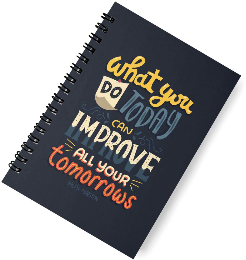 DI-KRAFT Wiro binding A5 Diary Unruled 160 Pages(Dark Blue)