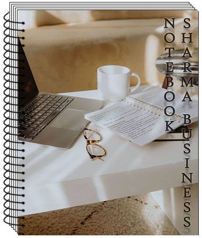 SHARMA BUSINESS Big A4 Spiral Unruled Notebook, 75 GSM Paper, Set of 1